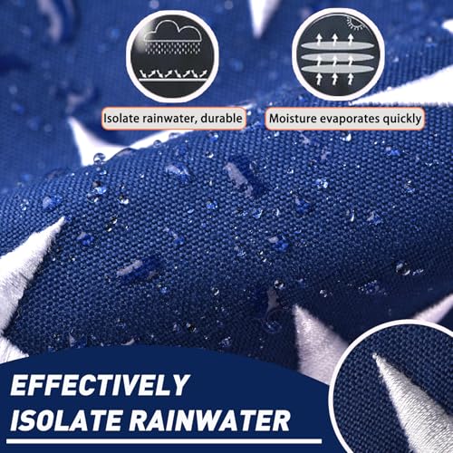 American Flag for Outside 3x5 FT, Deluxe Heavy Duty Spun Polyster, TearProof and Waterproof Super Tough Series, All Weather High Wind USA US Flag with Embroidered Stars, Sewn Stripes, Brass Grommets - Thumbnail 6