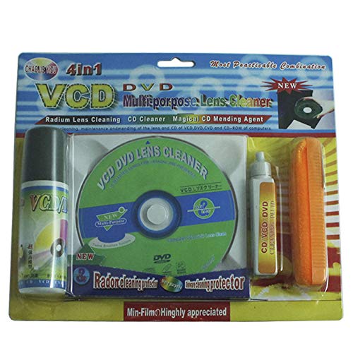 Chaojie Limpiador De CD/DVD Multi propósito De DVD 4IN1