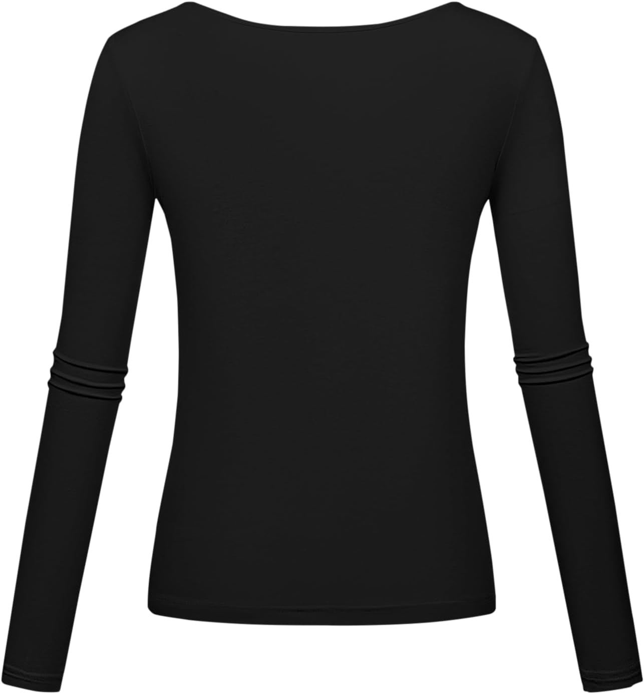 Long Sleeve Underscrub Baselayer Shirts for Women V Neck Casual Tops