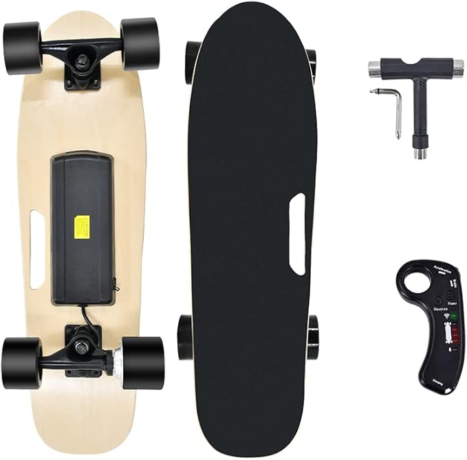 Electric Skateboard with Wireless Remote Control, Electric