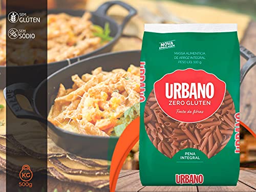 Macarrão de Arroz Integral Penne Urbano 500g