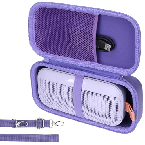 Image of Lebakort Hard Case Compatible with Bose SoundLink Flex 2nd Gen /Bose SoundLink Flex Portable Speaker, Chilled Lilac Case
