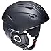 Ultrasport New Race Edition Casco de Snowboard, Unisex, Negro, XS