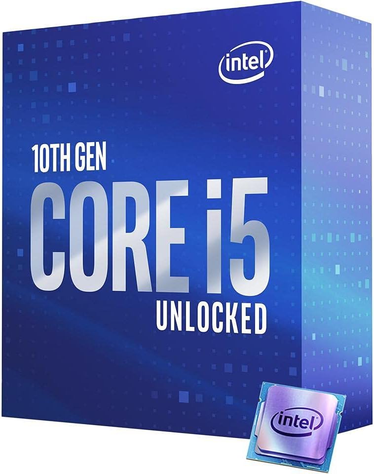Intel Core i5 (10th Gen) i5-10600K Hexa-core (6 Core) 4.10 GHz Processor - Retail Pack - 12 MB Cache - 4.80 GHz Overclocking Speed - 14 nm - Socket LGA-1200 - UHD Graphics 630 Graphics - 125 W - 12 T