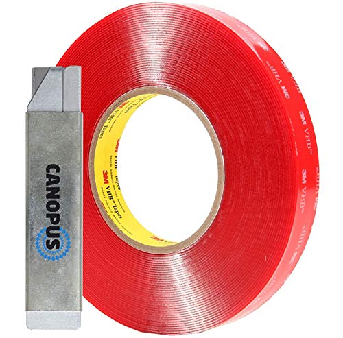 Cinta Adhesiva Doble Cara Transparente 3M Marca CANOPUS