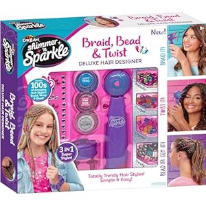 Cra-Z-Art Shimmer ‘n Sparkle Braid Bead and Twist Deluxe Hair Designer
