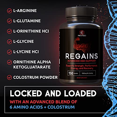 Revolution Science RV1300-150 Hgh Supplements For Men & Women, Revsci Regains Hgh Human Growth Hormone Supplements thumb #7