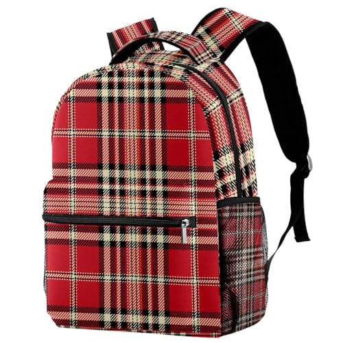 Sac de voyage décontracté contre le mal de dos | Motif écossais