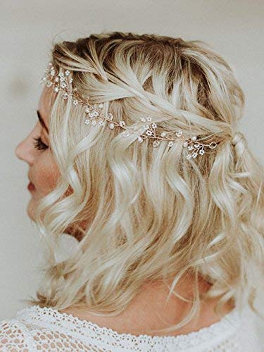 Fxmimior Cristalli nuziali da sposa Capelli lunghi...