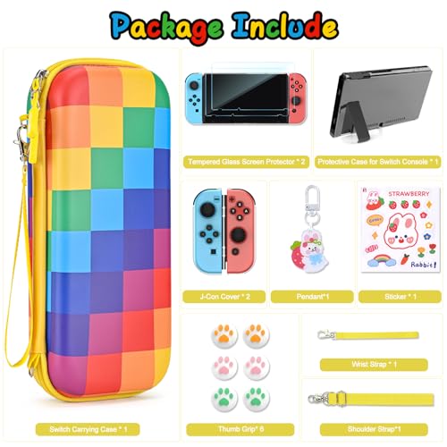 image for Younik Switch Accessories Bundle, 16 in 1 Switch Accessories Kit for G