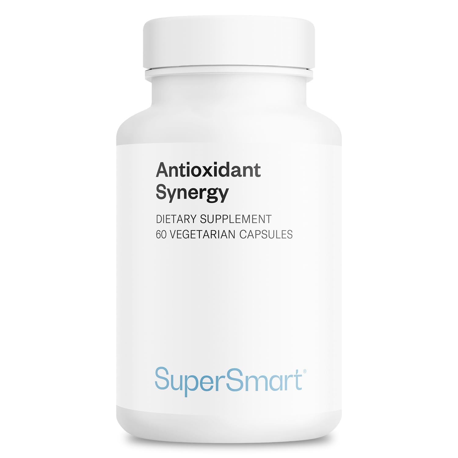 SuperSmart AntiOxidant Synergy (Advanced Formula) - All-in-1 Supplement - with EGCg, Berries, Polyphenols, Resveratrol, Alpha Lipoic Acid | Non-GMO &