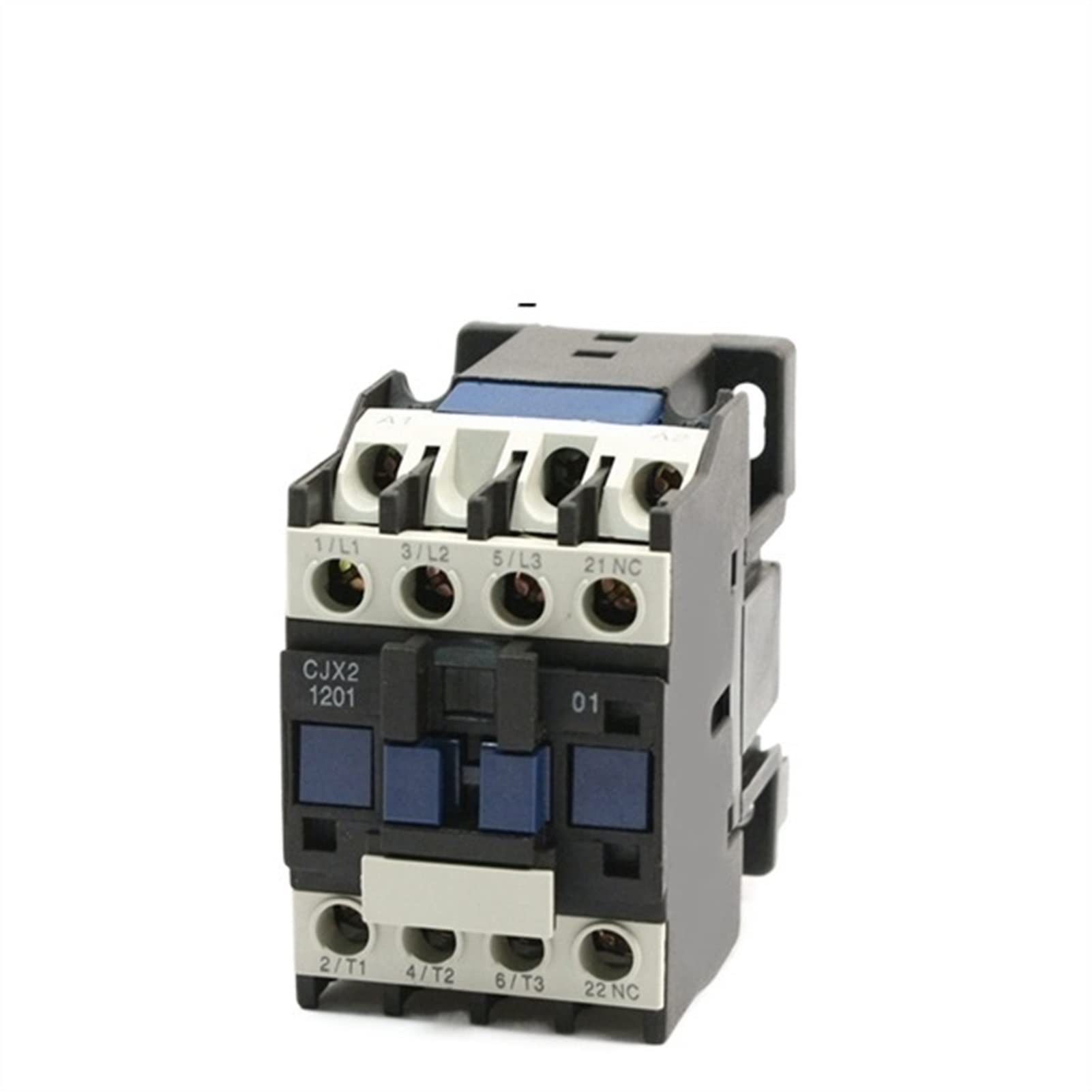 Contacteur 3 phase CJX2-1201 avec bobine AC 24V pour montage rail DIN 35mm