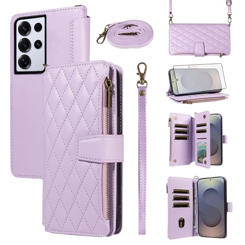 Coque Samsung S25 Ultra protection antichoc et étui portefeuille à rabat