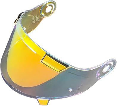 Face Shield for MT V32 Jarama, Jarama Sv Electroplated Helmet Face Shield Motorcycle Helmet Accessories Clear Red-For Day Night