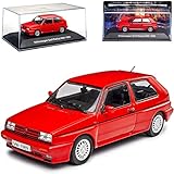 Volkwagen Golf II G-T-I G60 Rallye Rot 1983-1992 mit Zeitschrift Nr 47 1/43 DeAgostini Modell Auto