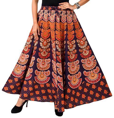 Image of Premium Cotton Skirt for Women with Pocket, Free Size