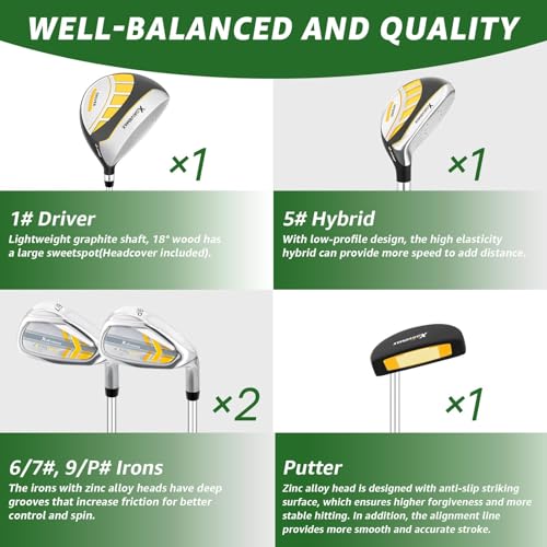 6-Piece Junior Golf Club Set