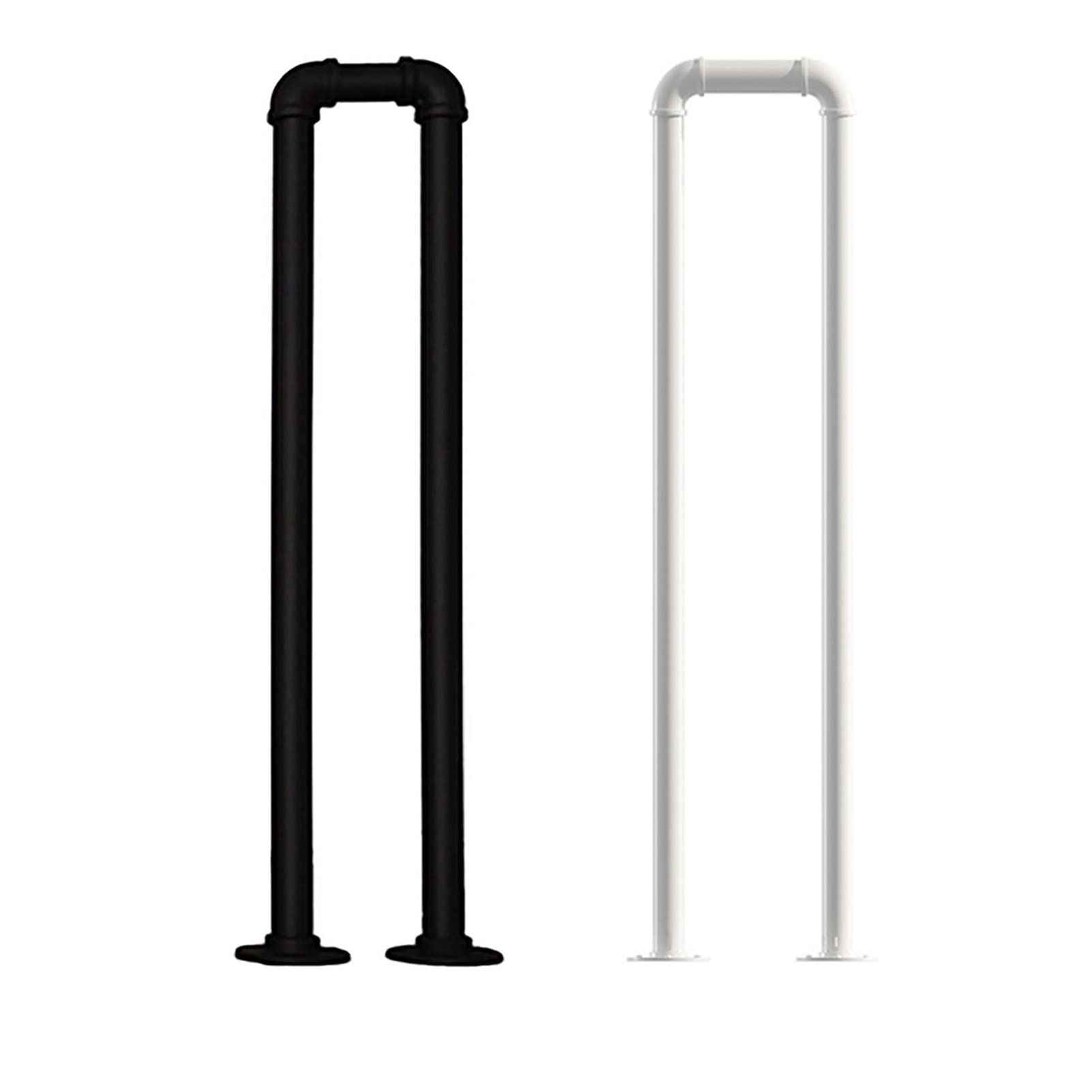 handlauf Edelstahl aussen Handlauf für Treppengeländer Rutschfester Haltegriff aus Metall 33 bis 107 cm U-förmiges Industriegeländer aus Eisenrohr Sicherheitsstützgriff für Treppengeländer