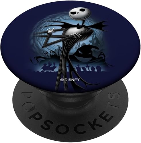 La pesadilla antes de Navidad - Halloween Jack Skellington PopSockets estándar PopGrip
