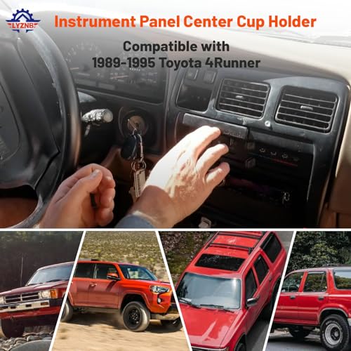 Portavasos doble deslizante para Toyota 4Runner 1989-1995 miniatura 2