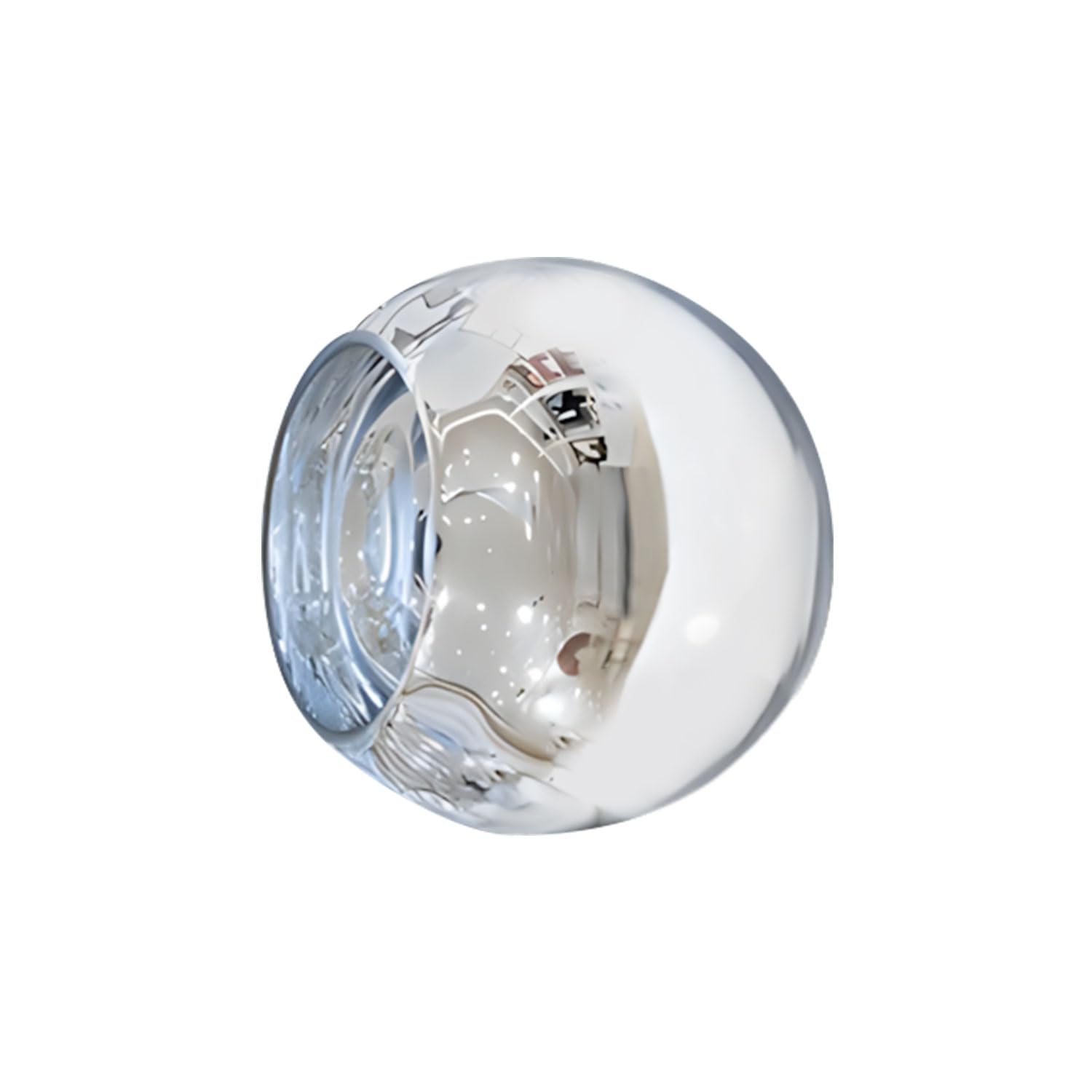 HGENAHGTF Hand Blown Glass Round Vase Doubles As Feature for Study Area or Classroom Enhancement Protruding Glass for Booth