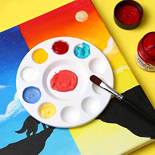 Image of Paint Tray Palette,60pcs Paint Trays for Kids,Plastic Paint Pallet or Pupils to Painting,DIY Craft,Play Party at Home,Kindergarten or School (Pack of 2)