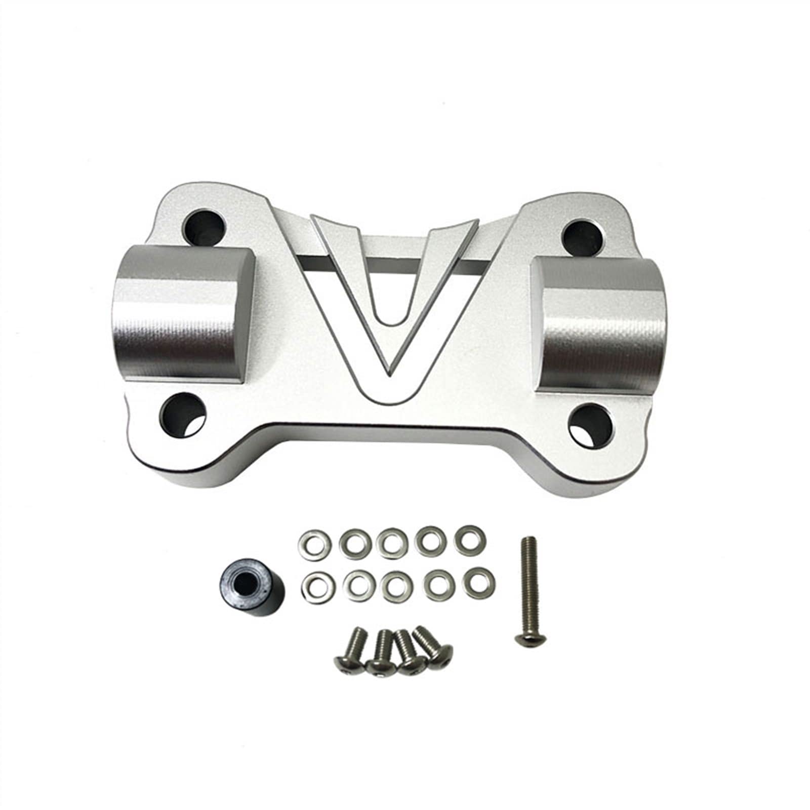 Manubri Per Honda CB500F/X - Manopole CNC 7/8'', Antiscivolo, In Alluminio E PVC, Nero