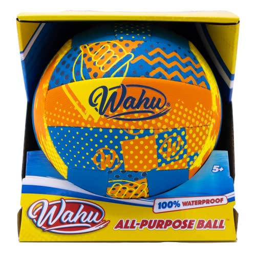 Wahu All-Purpose Ball Orange 6.5" Diameter - 100% Waterproof Neoprene Skin For Play At The Beach Or Pool - Use For Basketball, Volleyball, Water Polo, Soccer And More! #TOP8