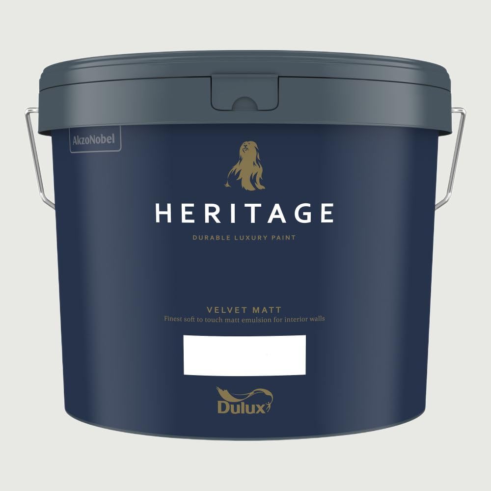Paint Stop Mixed Colour Dulux Trade Heritage Matt Edelweiss White 10L