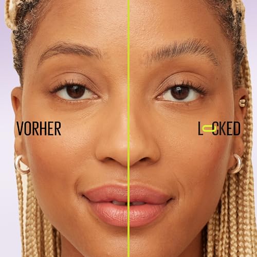 Maybelline New York Augenbrauengel, Für definierte Augenbrauen, Starker Halt ohne abzublättern oder zu kleben, Integriertes Styling-Bürstchen, Super Lock Brow Glue, Taupe, 8 g