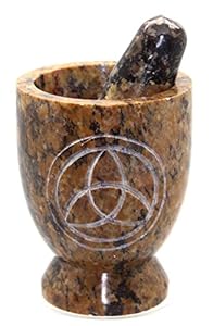 Crystalo Stein Mörser & Stößel Triqueta