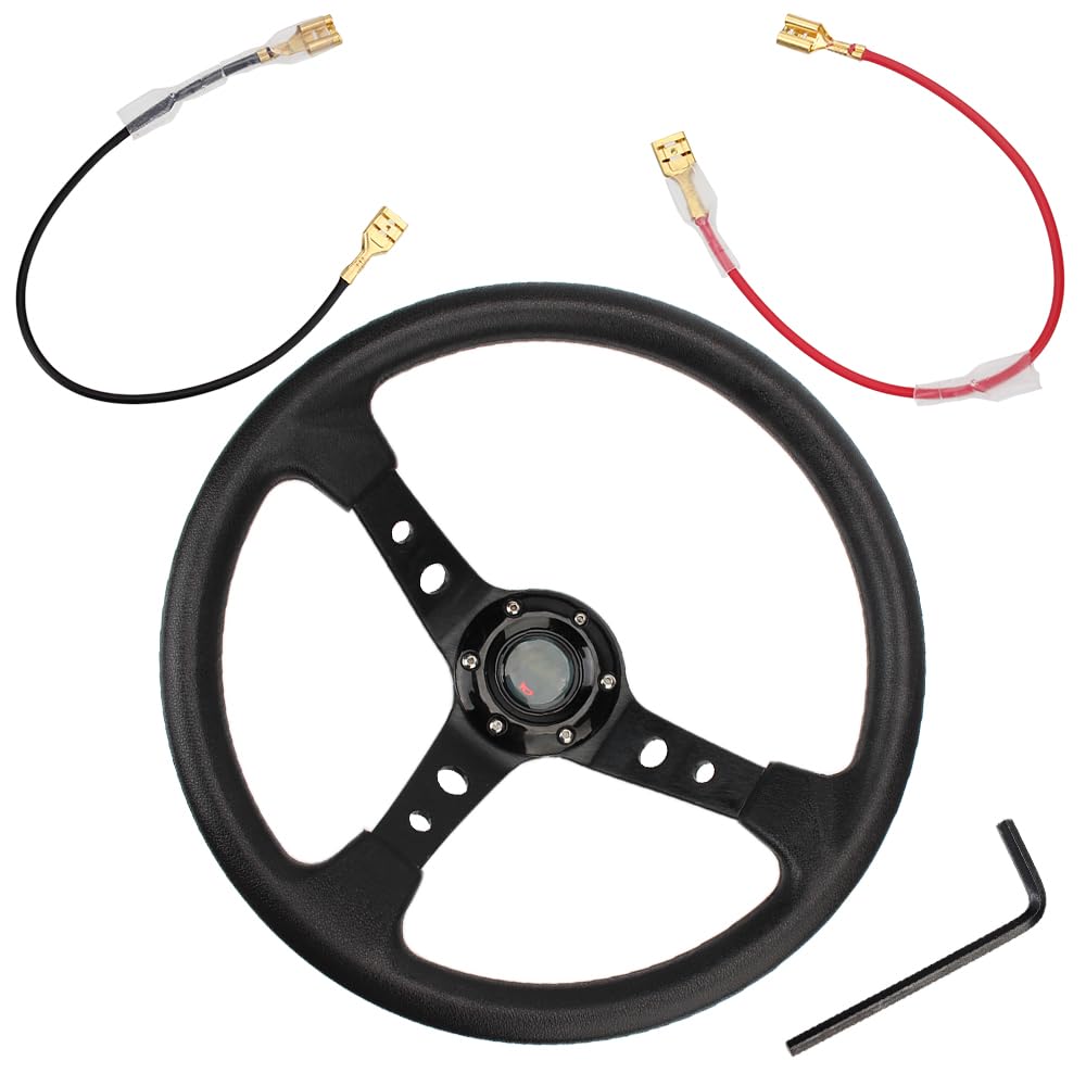 Volante da Corsa Universale,Volante Sportivo Volante Sportivo Alla Deriva Da 14 Pollici For Auto Corsa Universale In PU