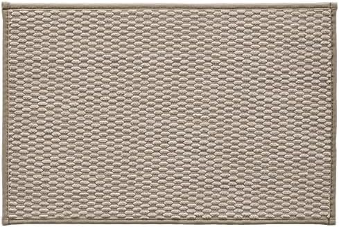 Miniatura 9 de Alfombras de baño antideslizantes, lavables, superabsorbentes, delgadas, pequeñas, de secado rápido, de pelo bajo, color beige, 16 x 24 pulgadas