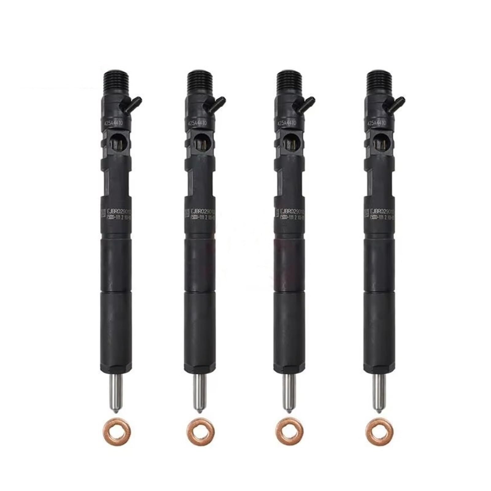 Uarrto One Color Fuel Injector For Hyundai For Terracan For Carnival For Kia For Sedona 2.9 Eu3 Crdi 4Pc Diesel Fuel Injector 33800-4X800 338004X800 Ejbr02901d Car Fuel Injector Nozzle