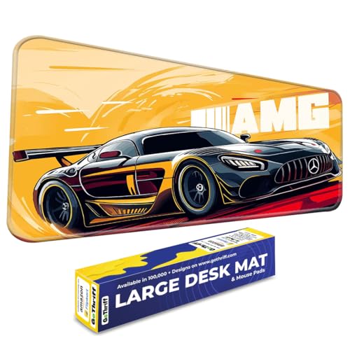 Image of Mercides-AMG Gaming - Extended 60x30CM Large with Stitched Edges, Rubber Base, Non-Slip Design for Ultimate Gaming Setup - Perfect Accessories!