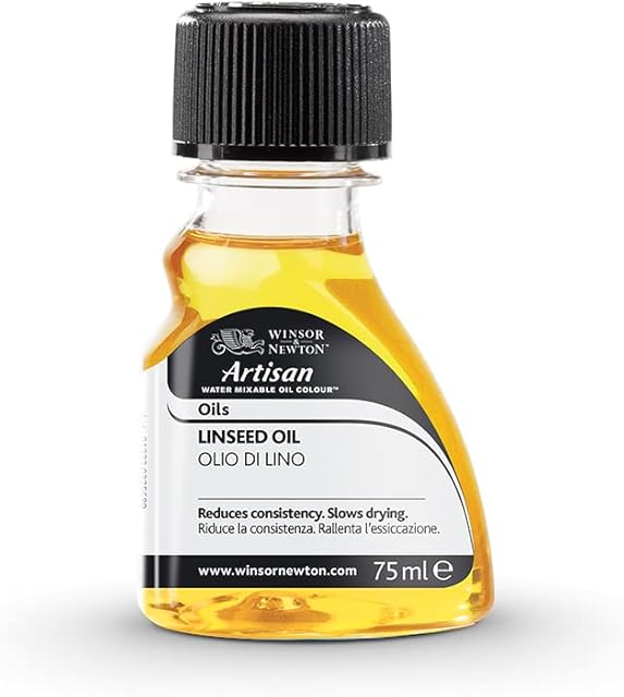 Winsor & Newton Artists Water Mixable Linseed Oil 75ml