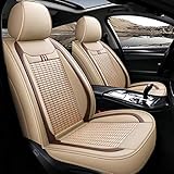[SIDE AIRBAG COMPATIBLE]: Der Airbag ist aus Sicherheitsgründen mit den Vordersitzen kompatibel.Sicherheitsgurte und Kopfstützen sind ebenfalls reserviert.Die Autoabdeckung besteht aus Leinen und ist weich, sodass Sie sich keine Sorgen über Risse machen müssen.Das Anti-Rutsch-Design kann auf dem Sitz befestigt werden, um das Auto schön zu machen, und kann als Geschenk verwendet werden.