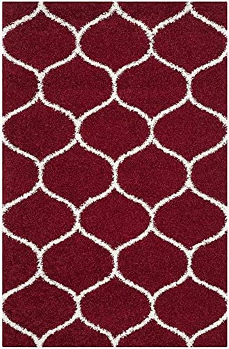 Image of Carpet Mahal Presence Gorgeous Design of Super Soft Shaggy Carpet for Living Room, Bedroom, Hall and Anywhere in Home. [5x5 feet] Square.