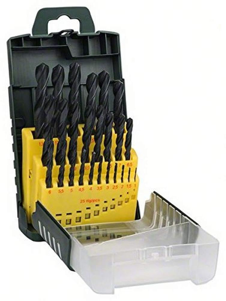 Bosch 2607017153 Twist Drill Set HSS-R DIN 338 Straight Shank 1 - ...