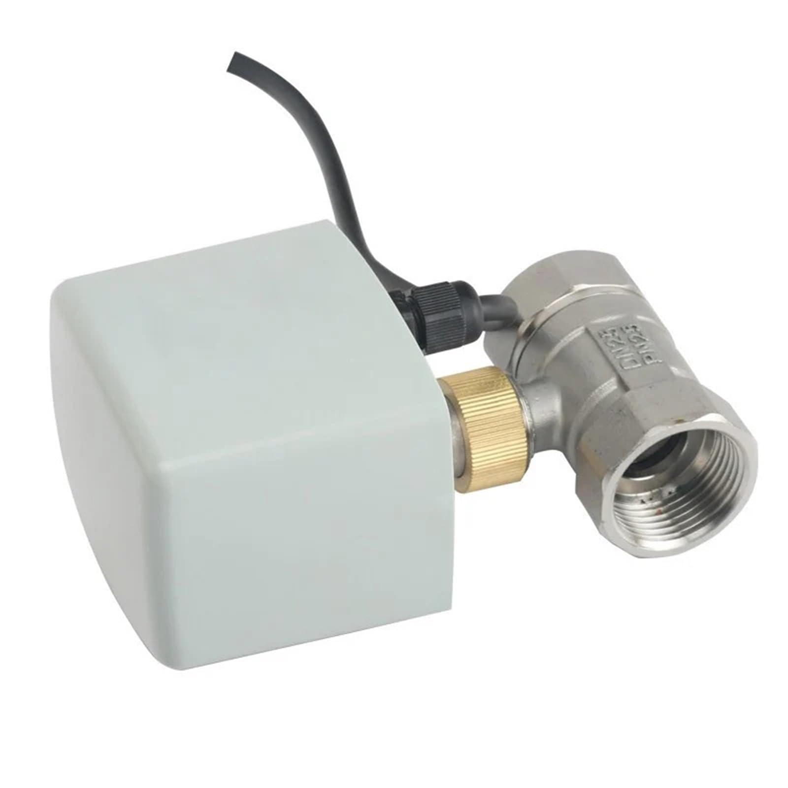 Válvula motorizada de Acero Inoxidable 3/4 ", 220V, 12V, 24V, válvula Bola eléctrica 3 Cables y 2 Controles, par Grande(24VDC)