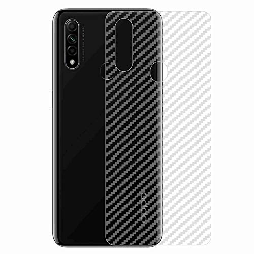 Image of Compatible with Oppo A31 Back Screen Protective Film Carbon Fiber Skin Transparent Screen Guard Sticker