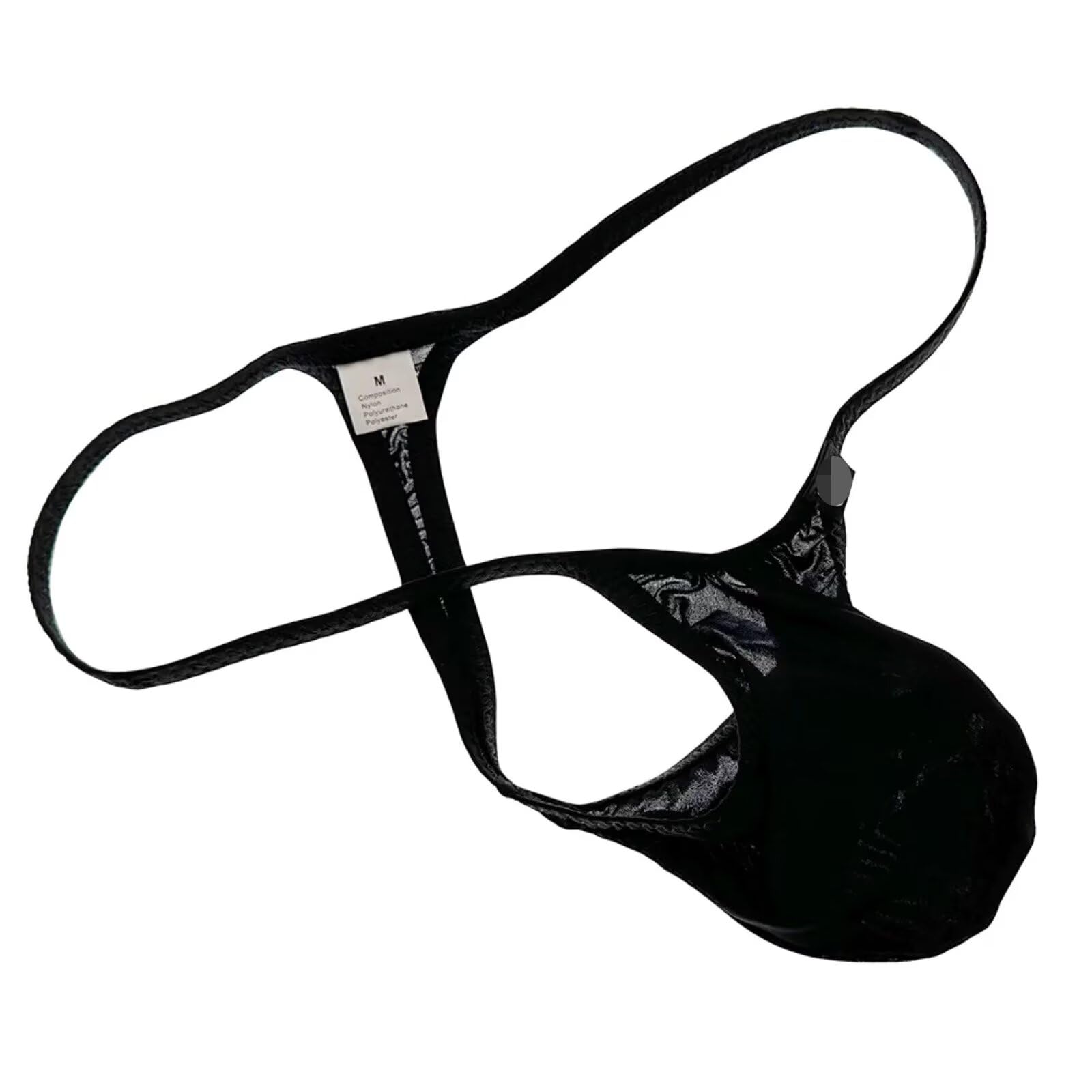 Sexy Herren-Tanga, superdünn, transparent, tief sitzend, einfarbig, bequem, atmungsaktiv, T-Rücken