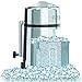Nuvantee Manual Ice Shaver - Stainless Steel Snow Cone Maker, Non-Slip, BPA Free