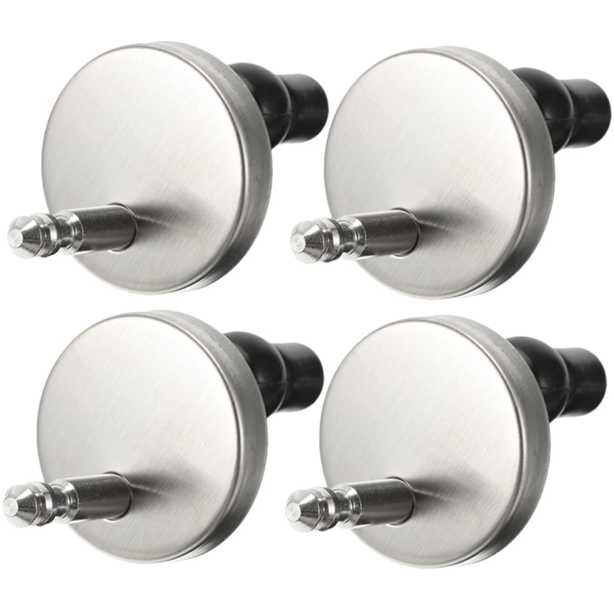 Set 2 Bulloni e Viti Fissaggio Sedile Wc, Raccordi a Sgancio Rapido per Cerniere Superiori, Compatibili Sedili Standard in Legno, Resina e Plastica, Accessori Riparazione Toilette