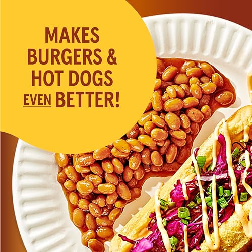 Image of Bush's Best Canned Onion Baked Beans (Pack of 12), Source of Plant Based Protein and Fiber, Low Fat, Gluten Free, 28 oz