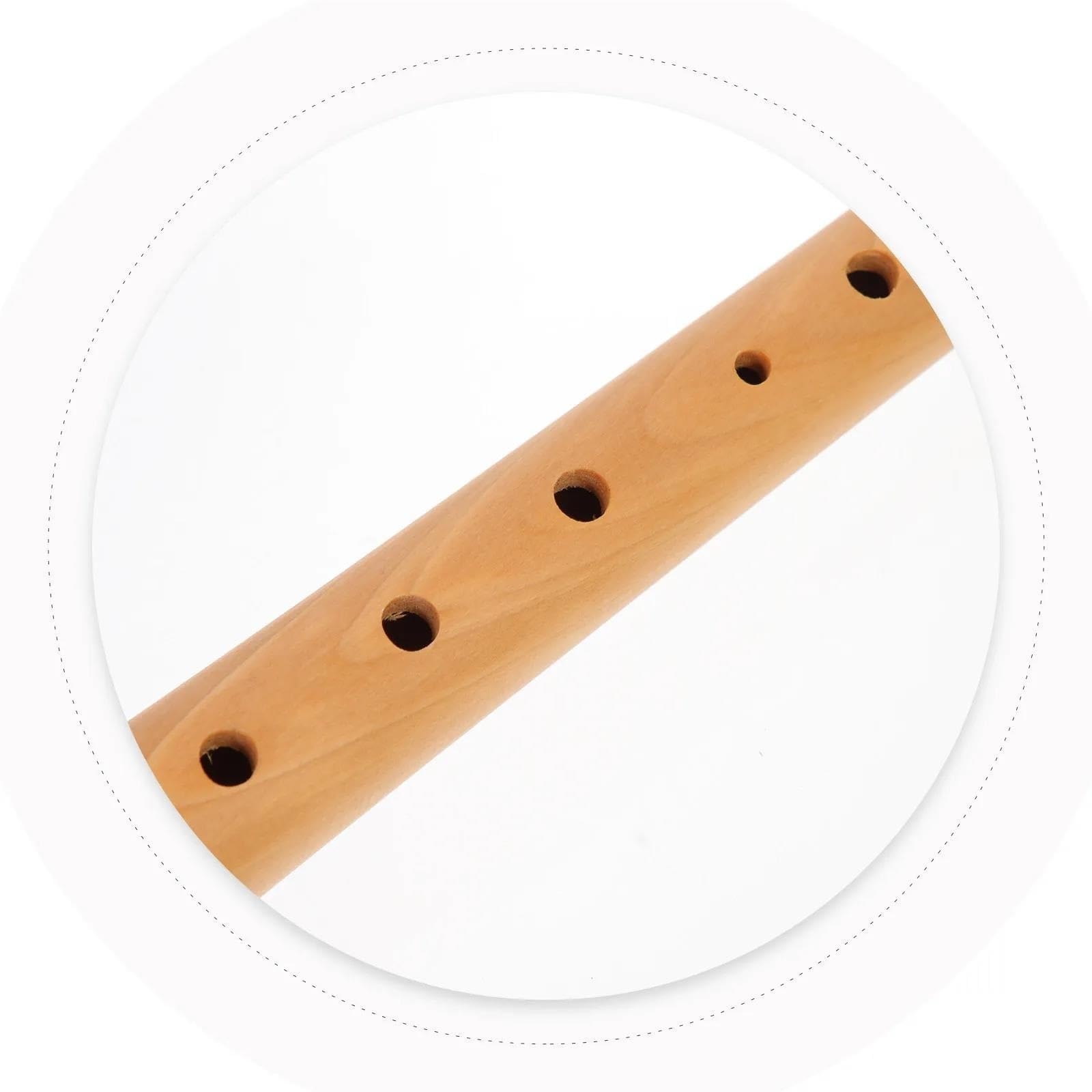 Flûte À Bec Ensemble De Flûtes À Bec Classiques En Bois Style Allemand 8 Trous (deux Pièces Détachables)