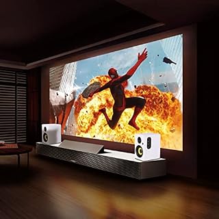 Sanyun SW206 Enceintes d'étagère Double Mode 80 W - Mode Moniteur et Mode HiFi - Haut-Parleur en Fibre de Carbone 4 Pouces - Tweeter à dôme en Film de Soie 25 cœurs - Blanc – Image 4