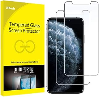 JETech Screen Protector for iPhone 11 Pro, iPhone Xs and iPhone X 5.8-Inch, Case Friendly, Tempered Glass Film, 2-Pack