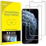 JETech Screen Protector for iPhone 11 Pro, iPhone XS and iPhone X 5.8 Inch Tempered Glass, Pack of 2