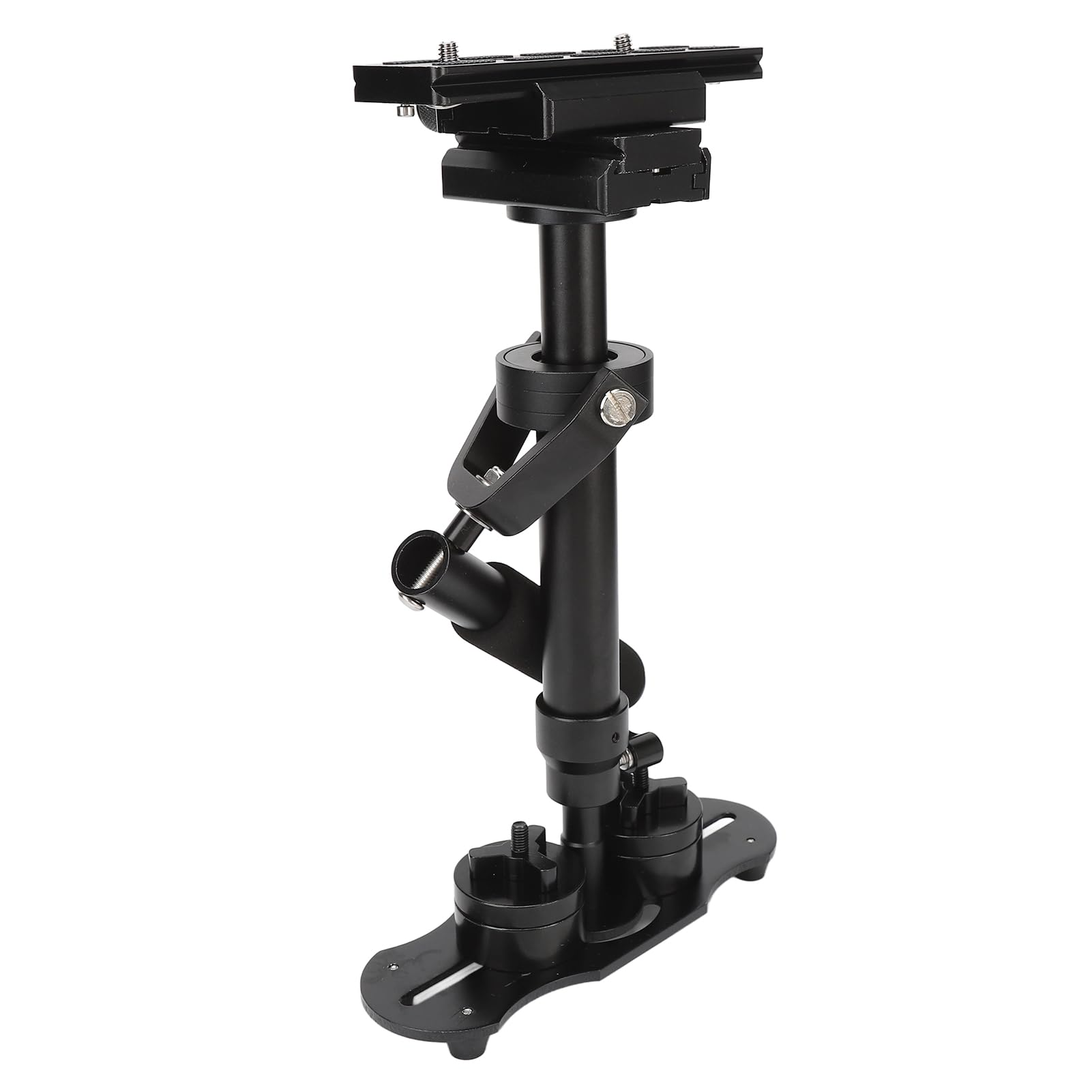 Estabilizador de cámara de Video, estabilizador antivibración para cámara réflex Digital de Mano con Barra de Equilibrio de Altura Ajustable, balanceo rápido de 3 Ejes para videocá